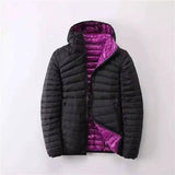 Lightweight Insulated Zip-Up Jacket-Purple-2