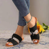 New Fish Mouth Sandals With Belt Buckle Design Summer Beach-5