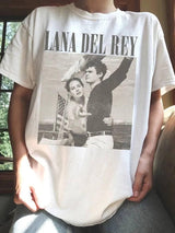 New Lana Del Rey Ldr Sailing Tan T Shirt Cotton Tee Vintage-WHITE-2