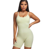 One-piece Corset Women's Hip Lifting Beauty Back Fitness-Matcha-8