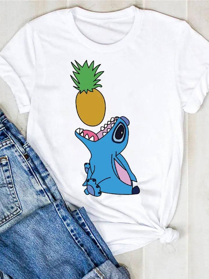 Pet Cartoon Beach T-Shirt-B6175L-1