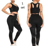 LOVEMI - Lovemi - Quick-drying Breathable High-waist Mesh Tight Yoga