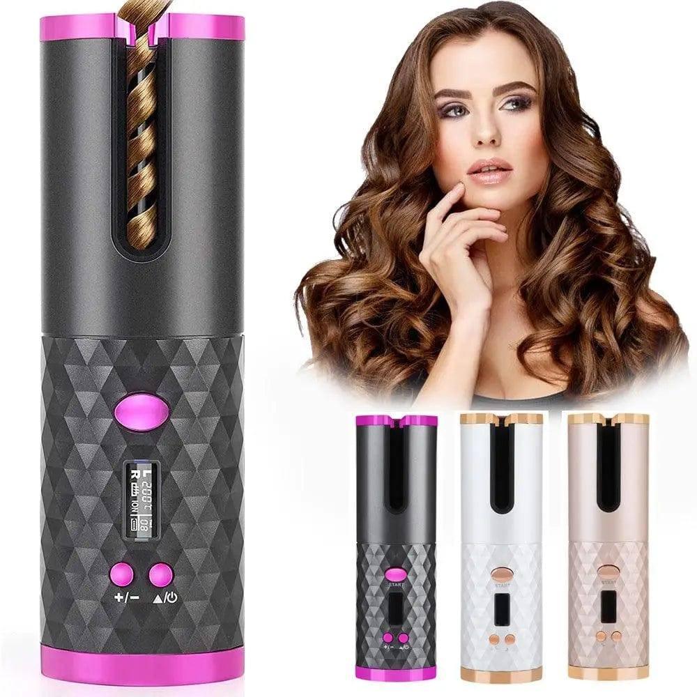 Rechargeable Automatic Hair Curler Women Portable Hair-1