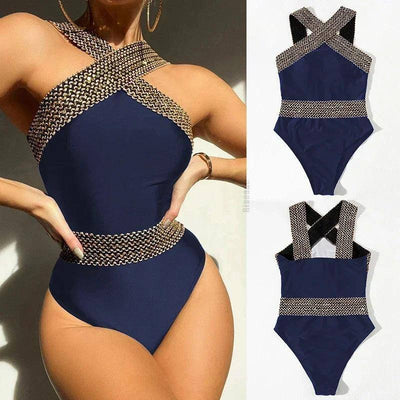 Riseado Push Up Swimsuit One Piece Swimwear Women-S0165-11