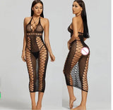 Lingerie Hot Women Bodystocking Bodysuits Crotch-1