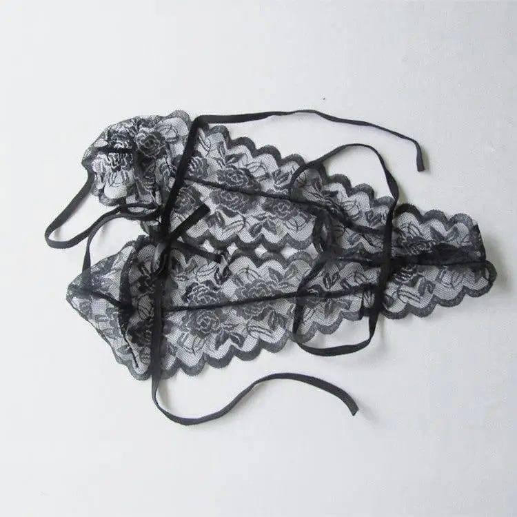 Lingerie Lace Bra thong stomachers file conjoined-3