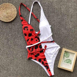 Sexy Women One-Piece Bikini Swimwear Monokini Beach Swimsuit-5style-7