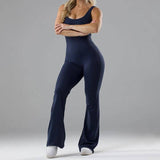 Slim Fit Hip Raise Jumpsuit Sexy Backless Exercise Yoga-S-12