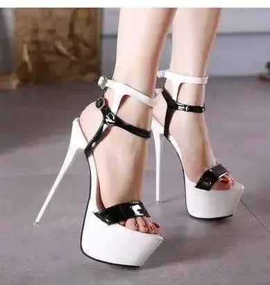 Summer Fashion Sandals Open Toe-White-1