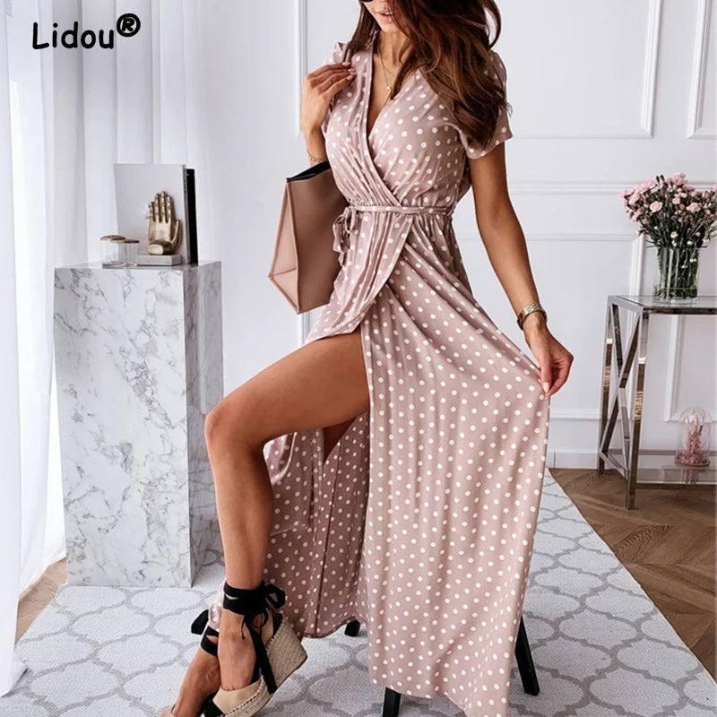 Summer Sexy Polka Dot Casual Dresses-1