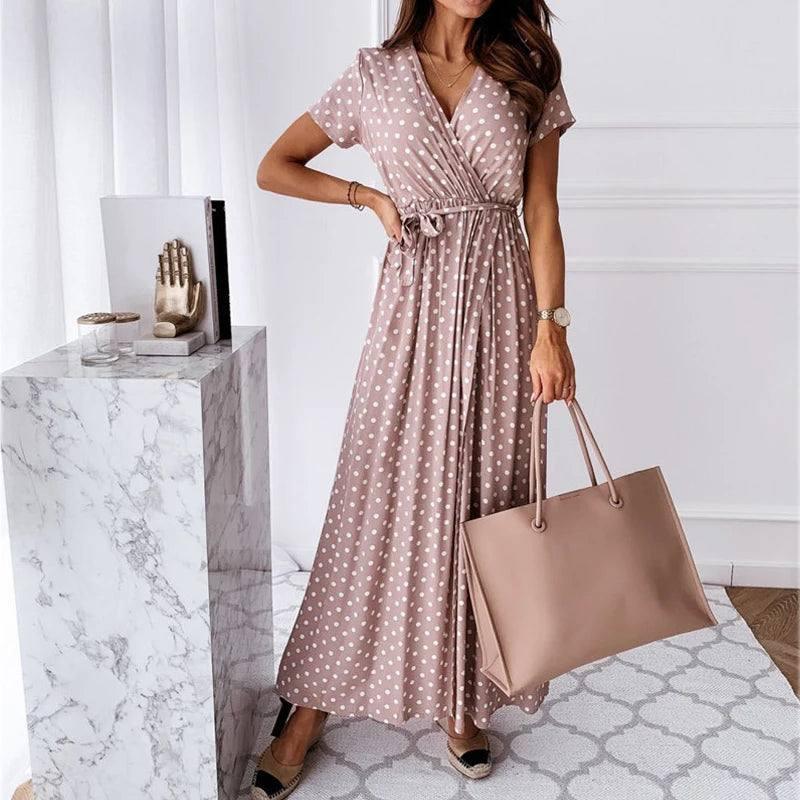 Summer Sexy Polka Dot Casual Dresses-5