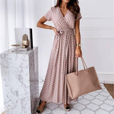 Summer Polka Dot Casual Dresses-5