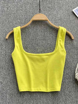 Tank Top Women Backless Y2k Top Slim Fit Bottoming-4