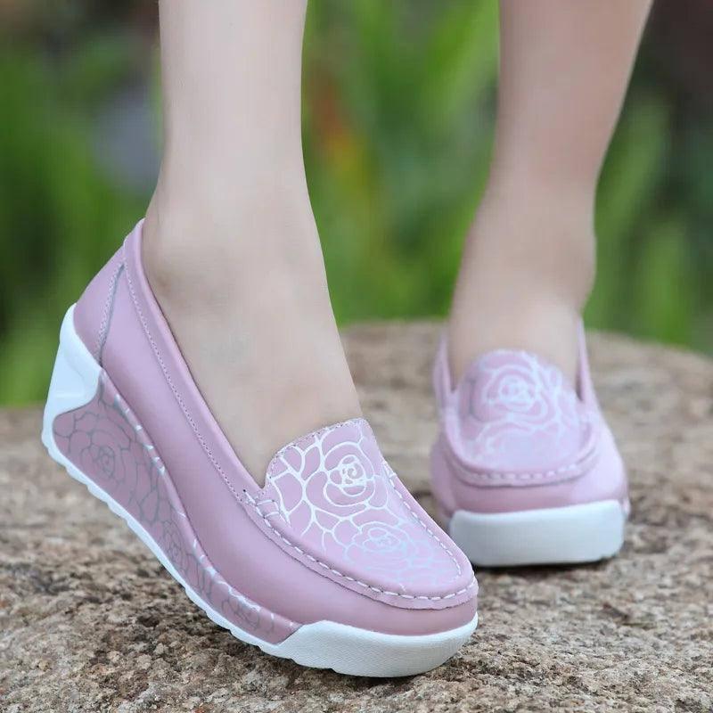 Genuine Leather Breathable Shoes Swing-1