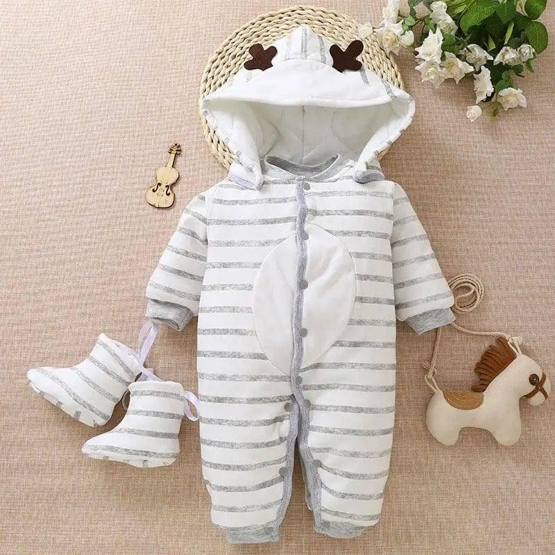 LOVEMI - Warm Thick Baby Jumpsuit born Climb Clothes