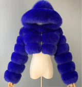 Winter Faux Fur Coat for Women-8