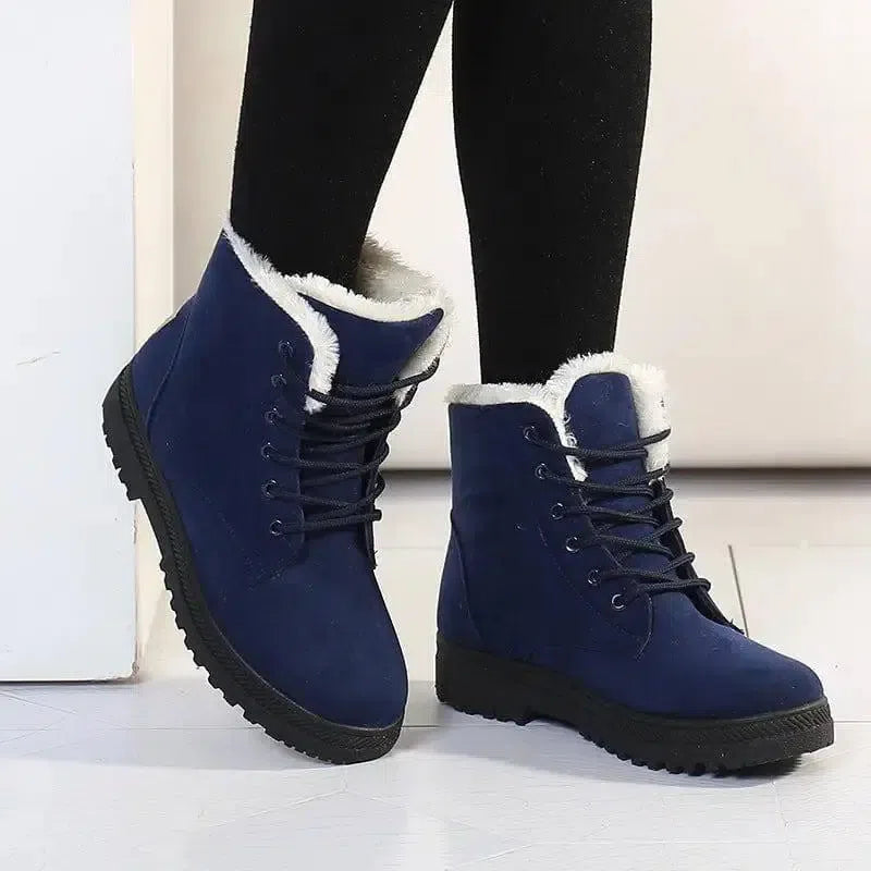 Winter Snow Boots With Warm Plush Ankle Boots For Women-2