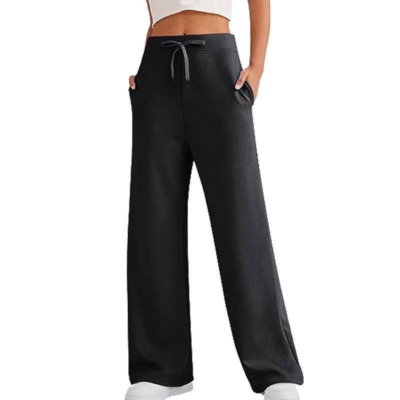 Women's Autumn Leisure Loose Wide-leg Pants-2